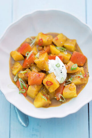 Kartoffel-Kürbis-Curry Kartoffel-Kürbis-Curry