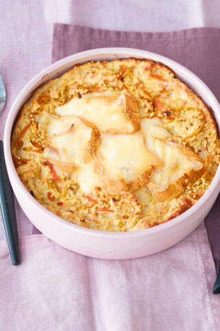 Hirseauflauf mit Möhren Hirseauflauf mit Möhren