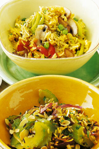 Gebratener Curryreis Gebratener Curryreis