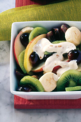 Obstsalat mit Mascarponecreme Obstsalat mit Mascarponecreme