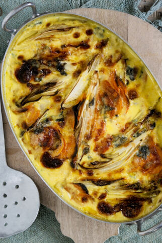 Chicorée-Süßkartoffel-Auflauf Chicorée-Süßkartoffel-Auflauf