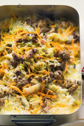 Thymian-Chinakohl mit Hackfleisch Thymian-Chinakohl mit Hackfleisch