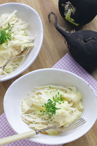 Winterrettich-Apfel-Rohkost Winterrettich-Apfel-Rohkost