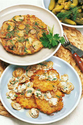 Rösti mit Pilzragout Rösti mit Pilzragout