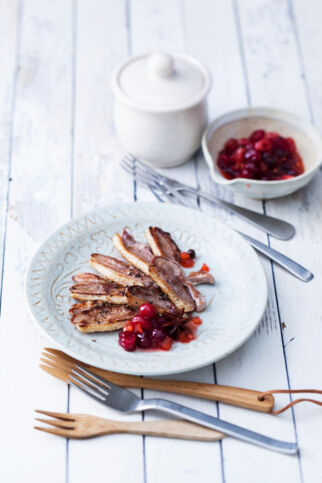 Entenbrust mit Cranberrys Entenbrust mit Cranberrys