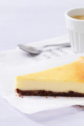 Weißer-Schoko-Käsekuchen Weißer-Schoko-Käsekuchen