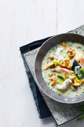 Fischsuppe mit Rahm und Dill Fischsuppe mit Rahm und Dill