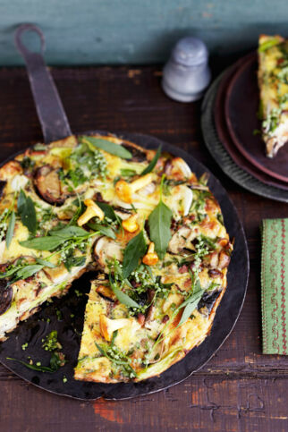 Waldpilz-Frittata Waldpilz-Frittata