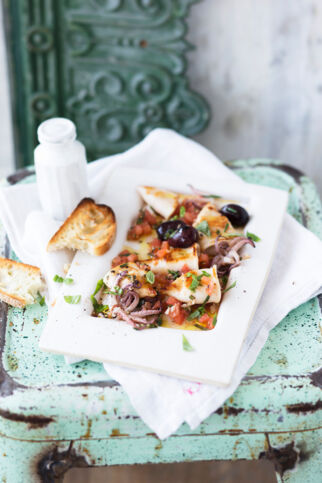 Tintenfische mit Tomaten und Oliven Tintenfische mit Tomaten und Oliven