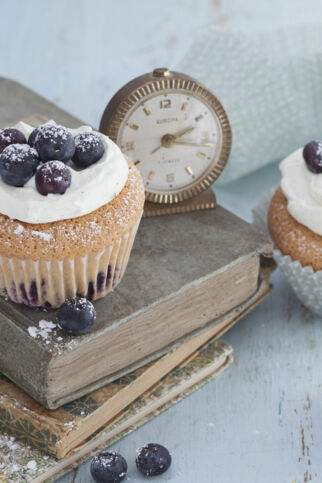 Blaubeer-Cupcakes Blaubeer-Cupcakes