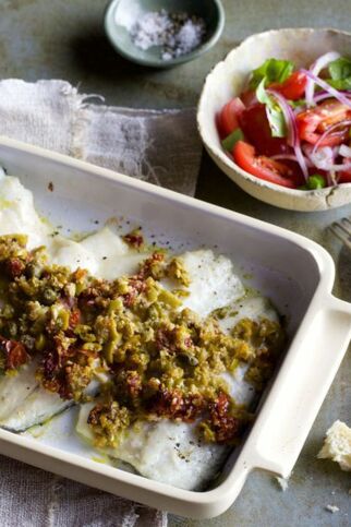 Doradenfilets mit Tomatensalat Doradenfilets mit Tomatensalat