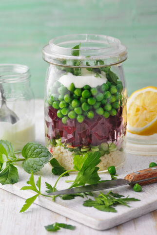 Rote-Bete-Taboulé Rote-Bete-Taboulé