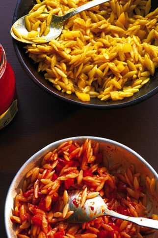 Curry-Reisnudelsalat »Rot-Gelb« Curry-Reisnudelsalat »Rot-Gelb«