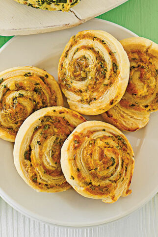 Bärlauch-Schnecken Bärlauch-Schnecken