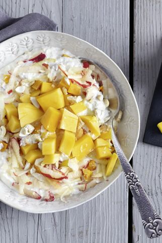 Bircher-Müsli mit Mango Bircher-Müsli mit Mango