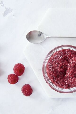 Chia-Himbeer-Konfitüre Chia-Himbeer-Konfitüre