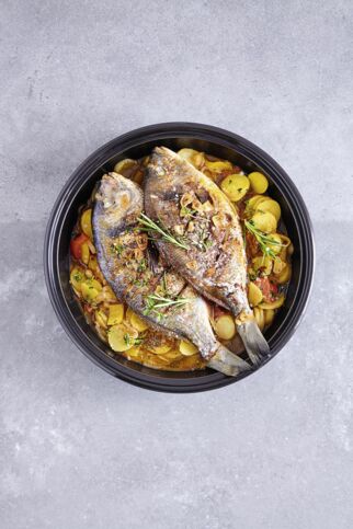 Doraden aus der Tajine Doraden aus der Tajine