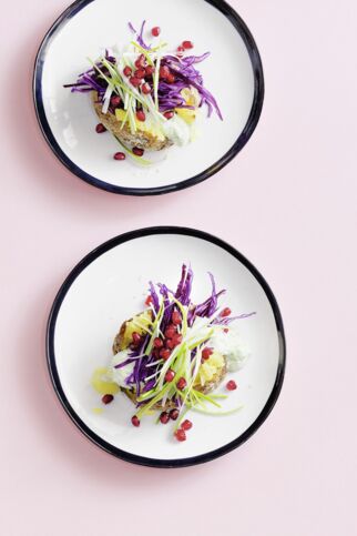 Kumpir mit Tsatsiki und Rotkohl Kumpir mit Tsatsiki und Rotkohl