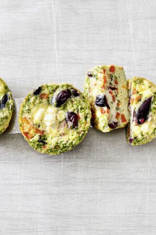 Griechische Rührei-Muffins Griechische Rührei-Muffins