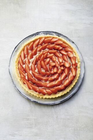 Erdbeertarte mit Erythrit Erdbeertarte mit Erythrit