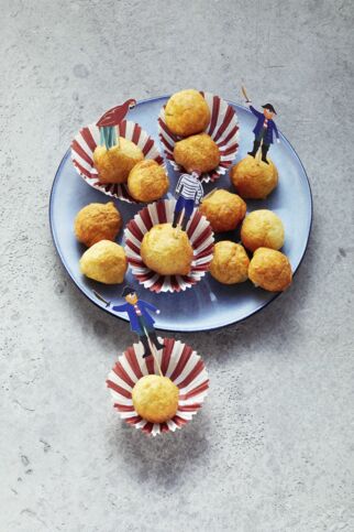 Frittierte Quarkbällchen Frittierte Quarkbällchen