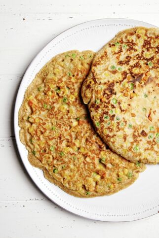 Gemüse-Pfannkuchen Gemüse-Pfannkuchen