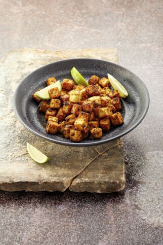 Gebratener Paneer Gebratener Paneer