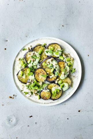 Gebratene Auberginen Gebratene Auberginen