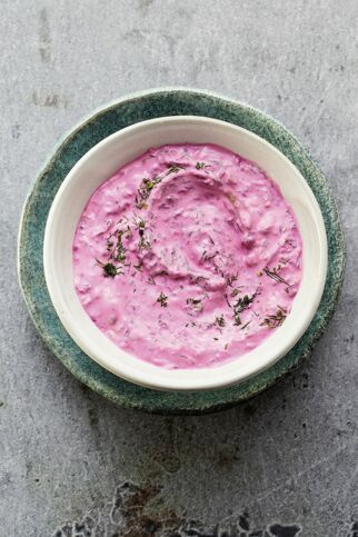 Rote-Bete-Raita Rote-Bete-Raita