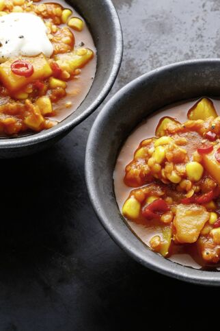 Linsen-Kürbis-Chili Linsen-Kürbis-Chili