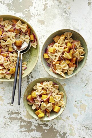 Nudelsalat mit Kürbis Nudelsalat mit Kürbis