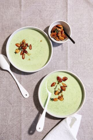 Spinatsuppe mit Bärlauch Spinatsuppe mit Bärlauch