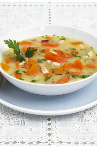 Möhrentopf mit Speck Möhrentopf mit Speck