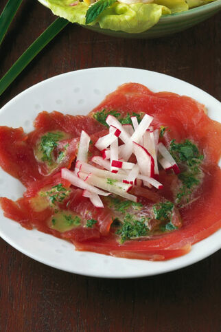 Tunfisch-Carpaccio Tunfisch-Carpaccio