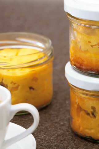 Käsekuchen mit Amarettini aus dem Glas Käsekuchen mit Amarettini aus dem Glas