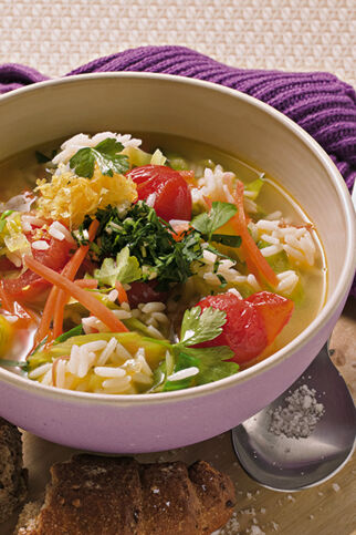 Gemüseeintopf mit Reis Gemüseeintopf mit Reis