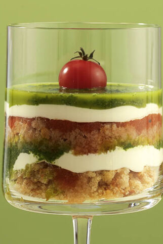 Ziegenkäse-Tiramisu Ziegenkäse-Tiramisu