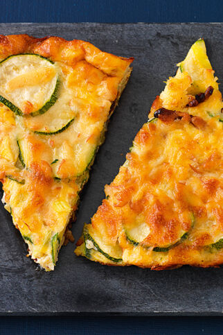 Zucchini-Lauch-Frittata Zucchini-Lauch-Frittata