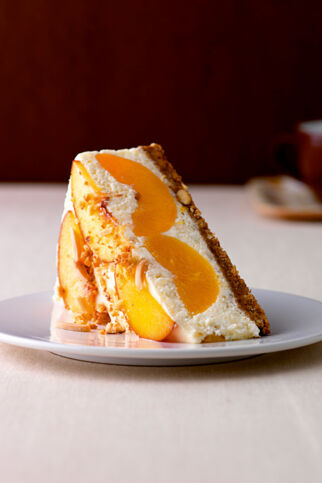 Cantuccini-Pfirsich-Reistorte Cantuccini-Pfirsich-Reistorte