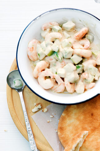 Pita mit Shrimpscocktail Pita mit Shrimpscocktail