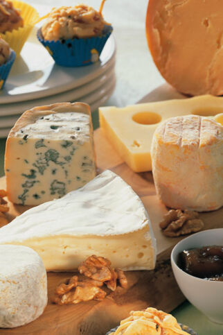 Gemischte Käseplatte Gemischte Käseplatte