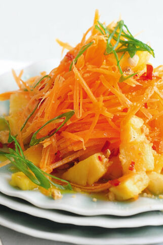 Scharfer Möhrensalat Scharfer Möhrensalat