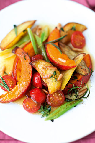 Kürbisgemüse aus dem Ofen Kürbisgemüse aus dem Ofen