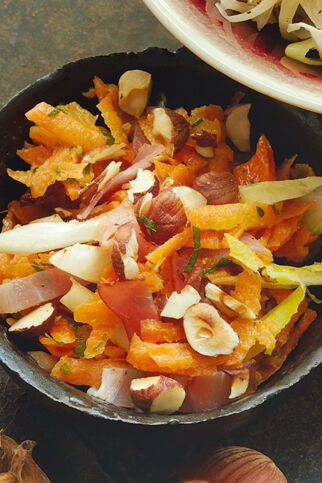 Herzhafter Möhrensalat Herzhafter Möhrensalat