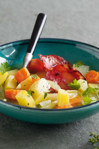 Steckrübeneintopf mit Chorizo Steckrübeneintopf mit Chorizo