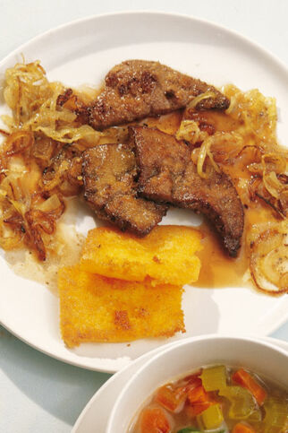 Kalbsleber Venezianisch Kalbsleber Venezianisch