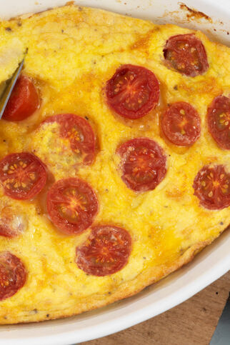 Käsefrittata mit Tomaten Käsefrittata mit Tomaten