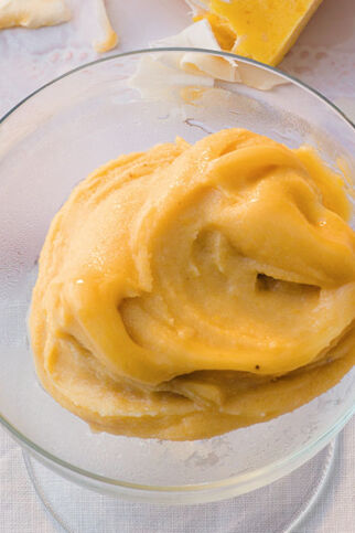 Bananen-Maracuja-Sorbet Bananen-Maracuja-Sorbet