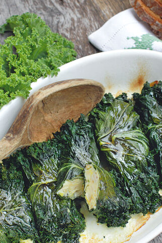 Grünkohl mit Quarkfüllung Grünkohl mit Quarkfüllung