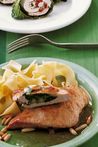 Putenschnitzel mit Mozzarella Putenschnitzel mit Mozzarella